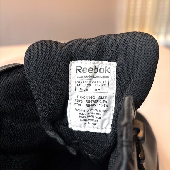 Reebok Internal Metatarsal Guard Composite Toe Work Boots Men's Size 8.5 - Picture 6 of 13